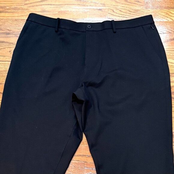 X Suit 4.0 Black Flat Front Washable Dress Pants. Size 40. - Picture 2 of 9